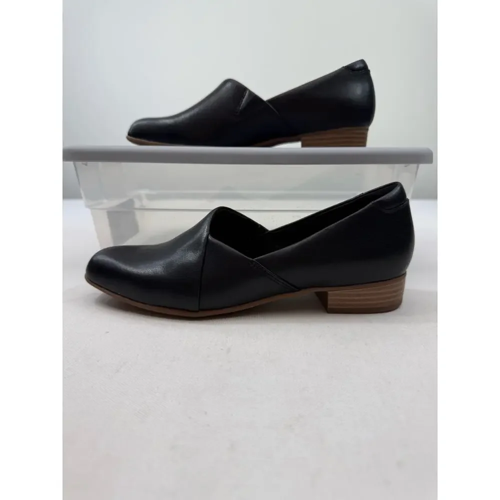 Clarks Collection Ultimate Comfort Black Leather Loafers Womens 7.5‎ Lagenlook